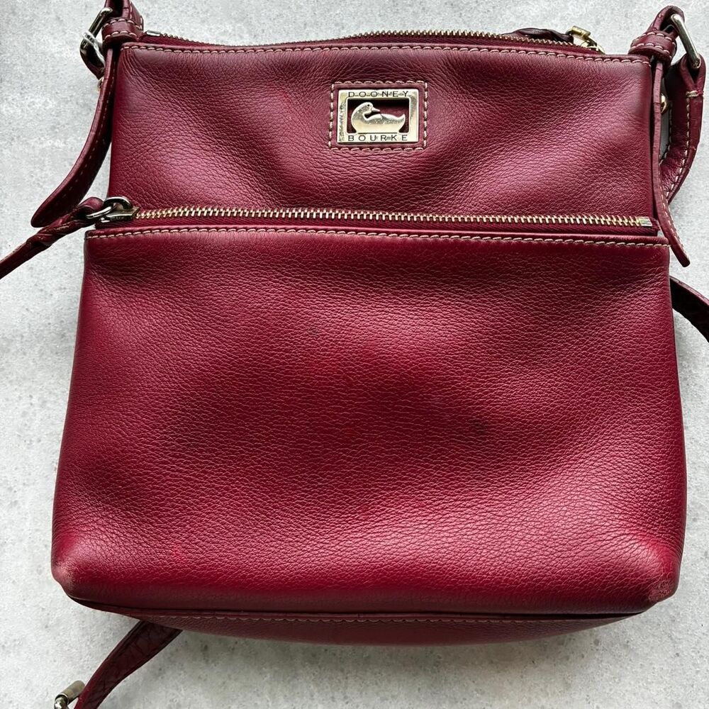 Dooney-bourke Women's Red and Burgundy Bag
